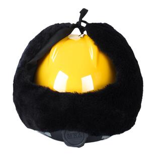 安全帽棉内衬工地施工冬季保暖防寒内胆护耳加绒加厚防风可拆卸帽