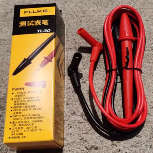 议价FLUKE福禄克TL75原装TL33万用表笔TL30钳形表棒TL175测试线特