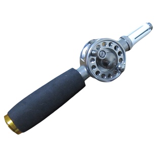 全金属中通轮手竿改装中通竿配件竿内走线V型槽渔轮鱼轮U型左右手