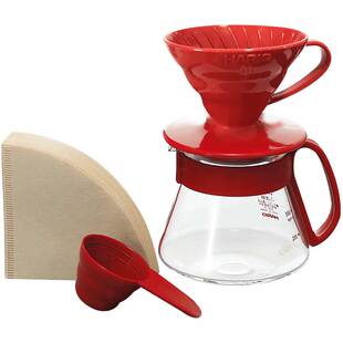 【旗舰店】HARIO V60滤杯01号手冲玻璃分享壶家用咖啡具套装VDSP