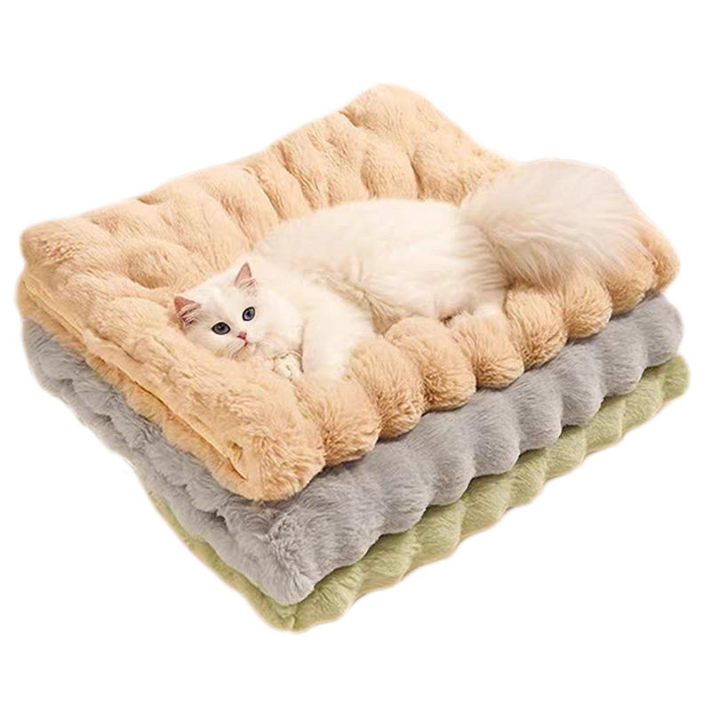 加厚不掉毛!猫狗垫子冬天睡觉