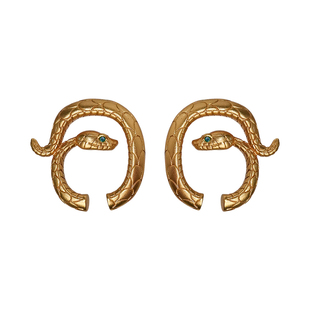 CHILLGOAT灵蛇原创设计小众无耳洞耳饰蛇形耳骨夹耳饰品耳夹礼品