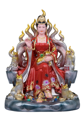 九尾狐娘娘神像家居供奉