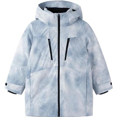 【安心羽绒】Asics/亚瑟士童装舒适冬季三防中长款派克羽绒服加厚