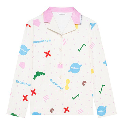 汝曼司女印花秋冬睡衣套装