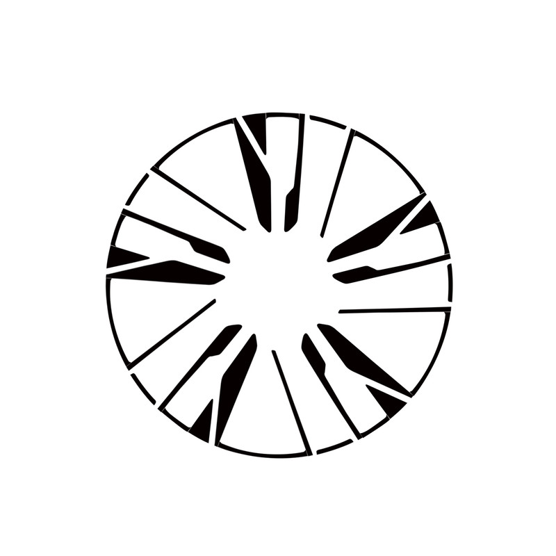 适用长安逸动第四代改装轮毂贴纸
