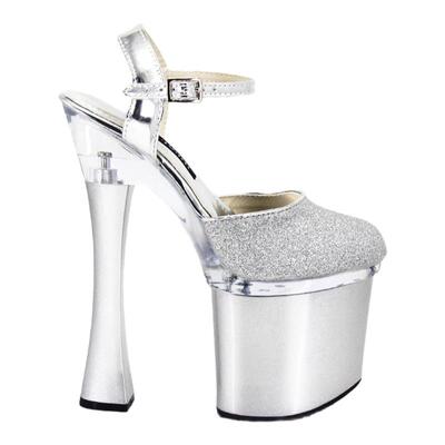 20公分/厘米粗跟礼服防水台走秀