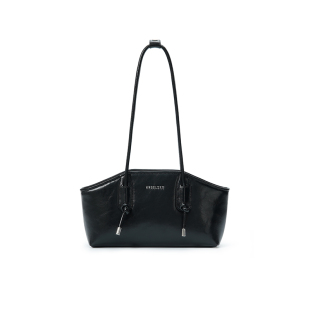 【张紫宁同款】ANGELSKY法棍包腋下包女小众原创设计新款黑色包包