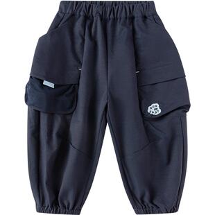 【balaOne】巴拉巴拉童装儿童长裤男女童2026新款春装户外工装裤