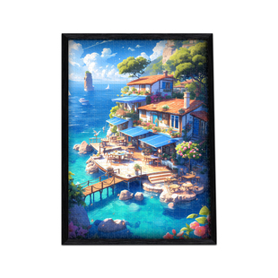 迪爱歪大型拼图成人版2000片以上带相框高难度拼图1000片可挂墙画