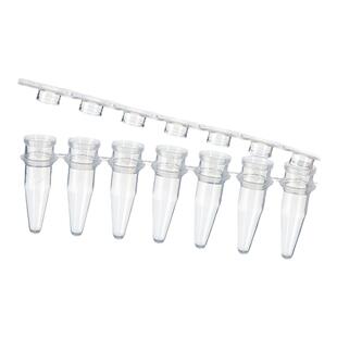 比克曼生物PCR8连管八连管0.1ml0.2ml0.5ml平盖八排管板PCR8连管