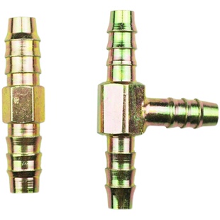 尼龙管插头气管铁插头宝塔接头亚太管直通三通一字丁字插管头对接