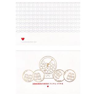 2026新款我们的纪念日小红书ins风花店生日手写感谢闺蜜鲜花贺卡定制花束小卡片花店简约留言卡情人节祝福卡