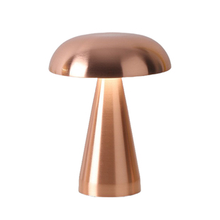 欧式台灯铁艺创意复古欧式酒吧台灯充电卧室氛围水母蘑菇小夜灯