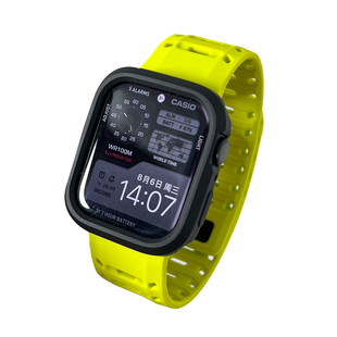 适用s10苹果手表ultra3透气se硅胶apple磁吸s11带s8/s9/7壳iwatch