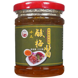 冰花甜酸梅子烤肉沙拉广东蘸料