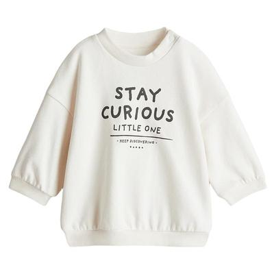 HM童装男婴卫衣冬季圆领印花套衫1246287