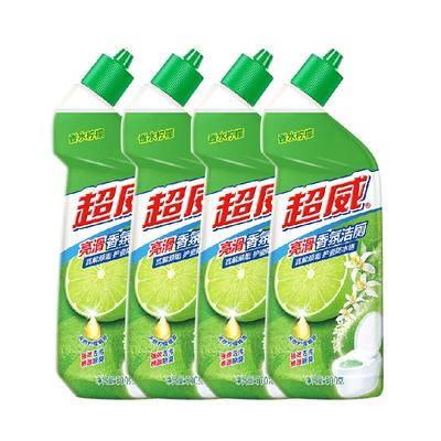 超威亮滑柠檬香氛洁厕剂500g*4瓶