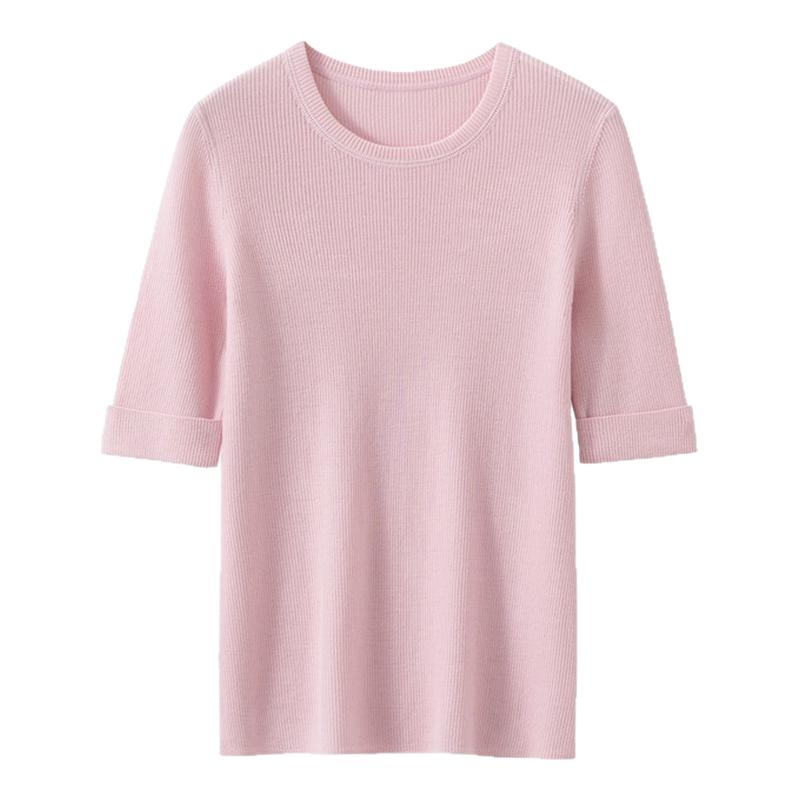 120S精纺扬子纱女夏薄针织衫