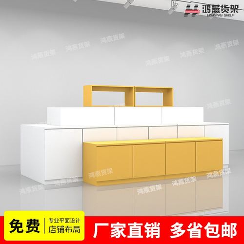 谷子店货架二次元周边四面展示文创潮流馆玩具文具店盲盒中岛展架