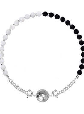 拼接小众轻奢项链锁骨链女