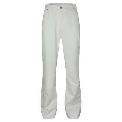 DaeeWooo布边磨烂水洗牛仔裤