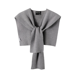 加大韩版高级感纯色针织披肩百搭空调房保暖护颈坎肩春秋网红外搭