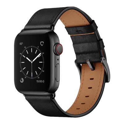 苹果真皮透气手表表带