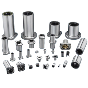 圆法兰直线轴承钢光轴 精密加长导套LMF6.LMK8.LMH10.12.16.20.OP