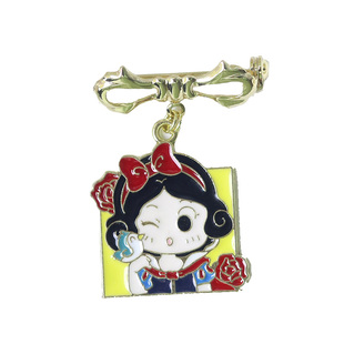 拾壹纪「童话镇」可爱手作白雪公主灰姑娘爱莎长发公主蝴蝶结胸针