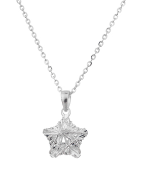 顺钦银楼S999足银星漾项链设计感