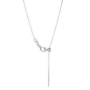 925纯银项链针式万能链可调节素链可穿吊坠穿珠链银饰925银星链