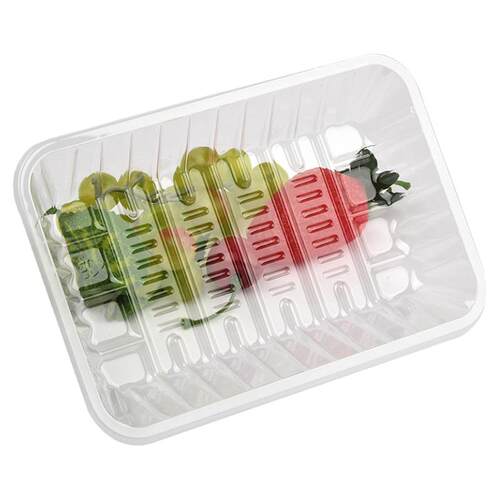 永信透明生鲜托盘超市水果蔬菜一次性保鲜打包盒PET食品级托盘