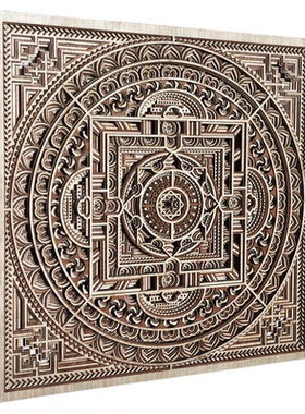 叠雕创意送礼艺术装置立体壁饰客厅入户玄关墙面装饰挂件北欧墙饰