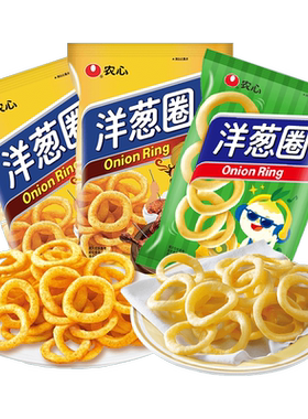 农心洋葱圈口味烧鸡膨化