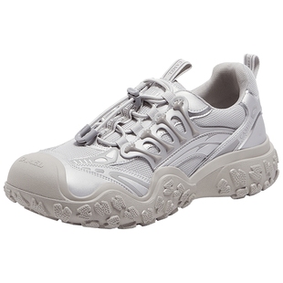 王俊凯同款骆驼丑萌鞋机甲版男鞋户外厚底登山鞋运动休闲鞋老爹鞋