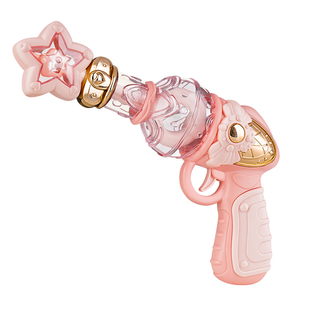 电动玩具枪女孩子音乐投影声光6小孩子4宝宝2岁公主3儿童卡通小枪