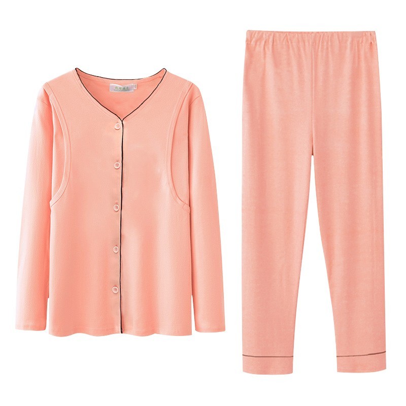 乔月月子服春秋纯棉产后哺乳睡衣家居服套装