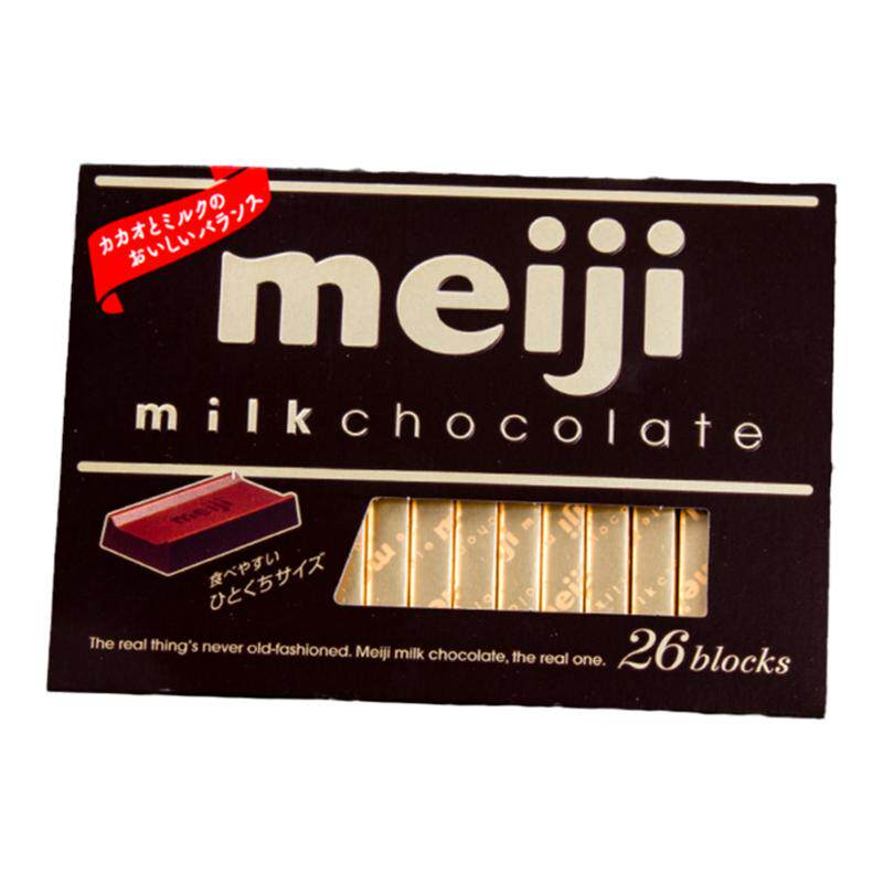 日本进口零食Meiji明治巧克力夹心抹茶牛奶草莓钢琴黑巧克力盒装