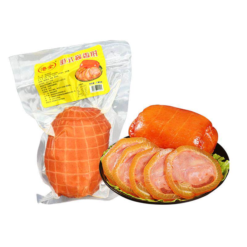 港全酱香肘下酒菜熟食开袋即食卤味肘子卷肘花肉食凉菜山东香肠