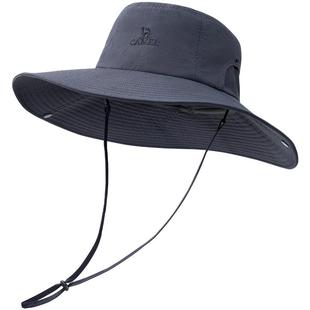 骆驼大帽檐登山帽防晒帽防紫外线UPF50+西部牛仔帽丛林徒步遮阳帽