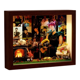 李荣浩明星周边相框礼物生日创意收纳摆件桌面卧室礼品演唱会