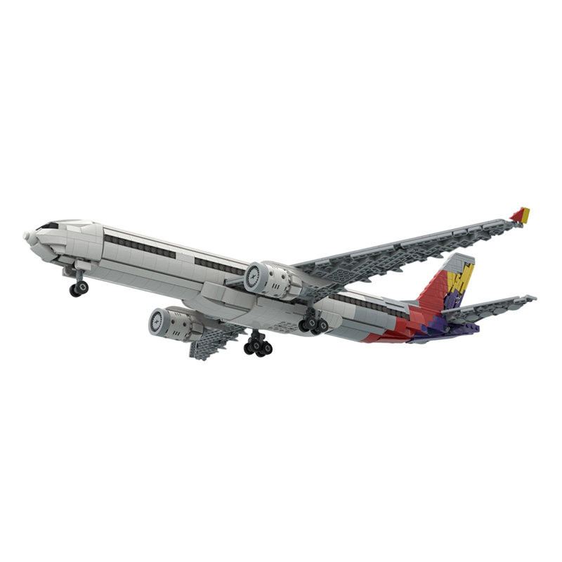 空中客车A330-300飞机积木玩具