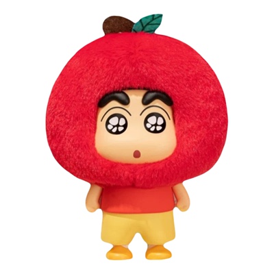 现货TOPTOY蜡笔小新水果小屋系列盲盒挂件毛绒头套潮玩可爱手办