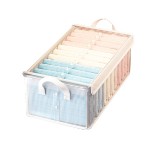 衣服收纳箱收纳盒家用衣柜收纳神器储物箱筐加厚带盖折叠衣物防潮