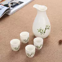 Горшок из 4 бокалов (зеленый бамбук упрощен)