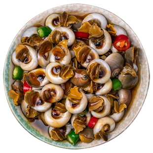 喵阿婆捞汁小海鲜麻辣猫眼螺香辣香螺香波罗即食罐装熟食海鲜零食