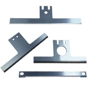 翻领包装机齿刀封箱机刀片配件立式t型切刀封口机一字型枕式锯齿