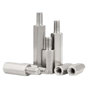 2M2.5M3M4M5M6 不锈钢大小头转换螺柱单头六角内外牙接线柱隔离柱