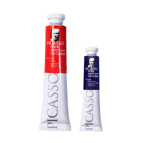 凤凰毕加索油画颜料单支170ml 50ml入门大容量油画颜料绘画颜料36色套装初学写生全色系美术油画染料常用色